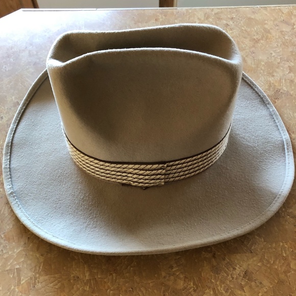 Men's 100% WOOL Rancher's Hat "DIAMONI" - Picture 2 of 10